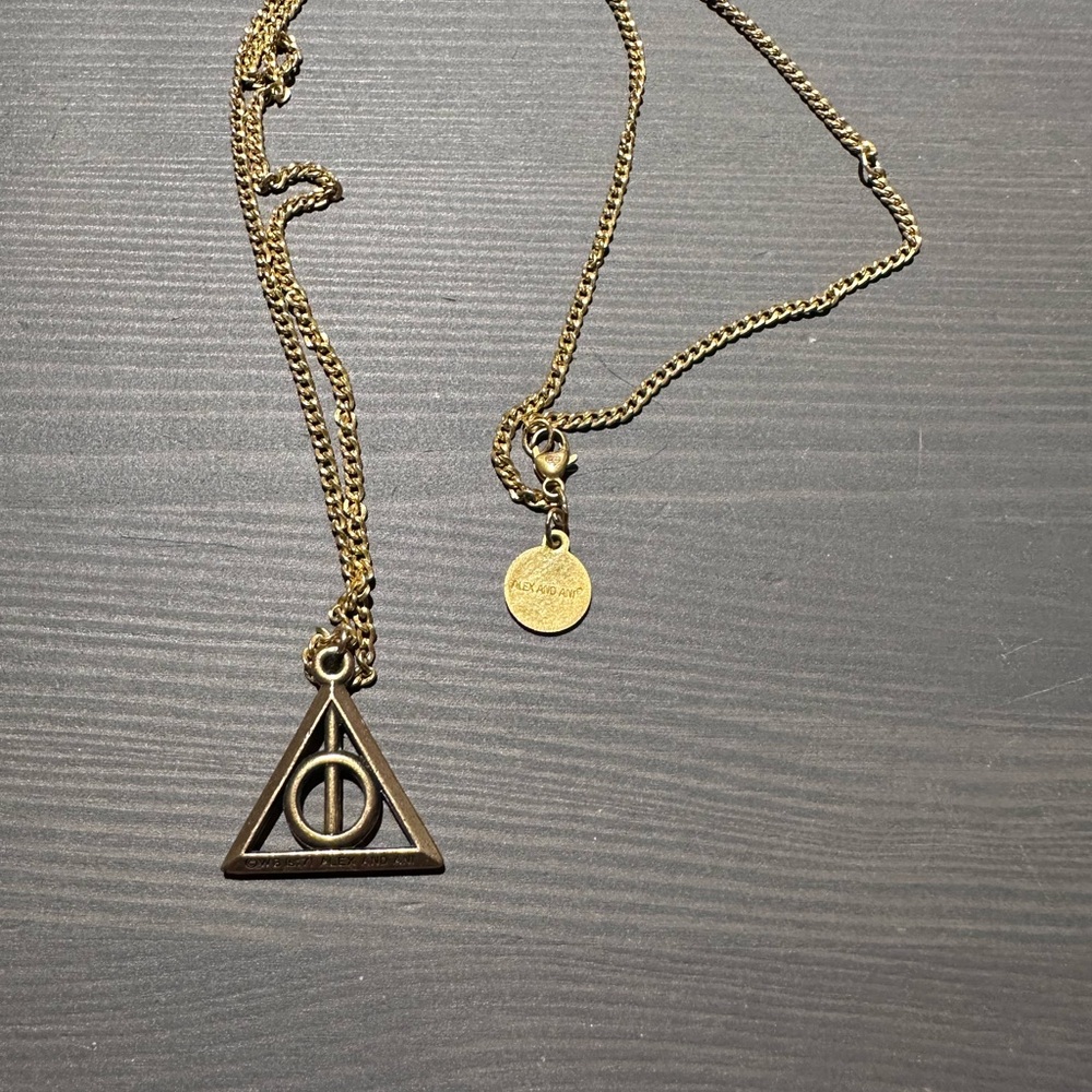 Harry Potter Alex and Ani deathly hallows necklace